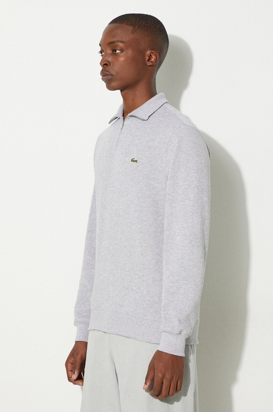 Одяг Бавовняний светр Lacoste SH1927 сірий