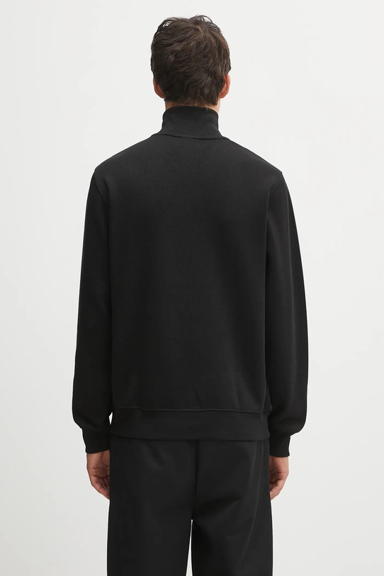 Odzież Lacoste sweter bawełniany SH1927 czarny