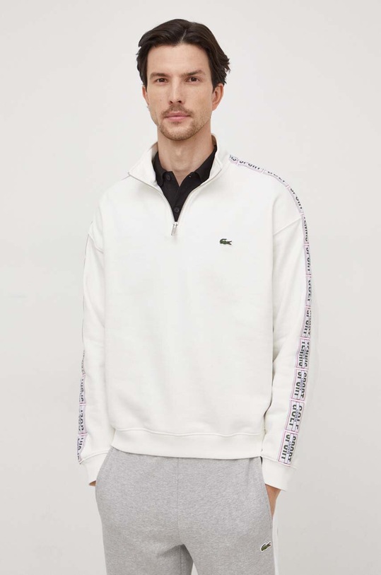 Хлопковая кофта Lacoste бежевый SH2103