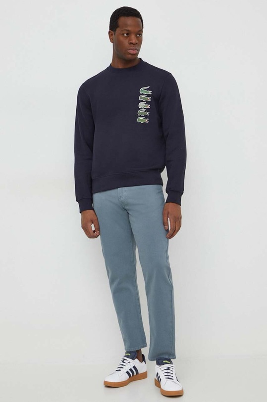 Lacoste hanorac de bumbac SH3581 bleumarin AW23