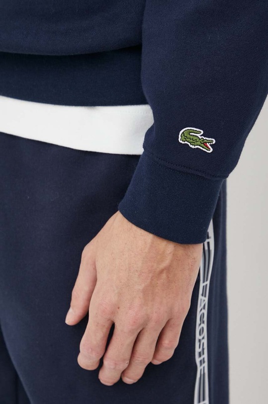 Lacoste pamut melegítőfelső SH5643 sötétkék