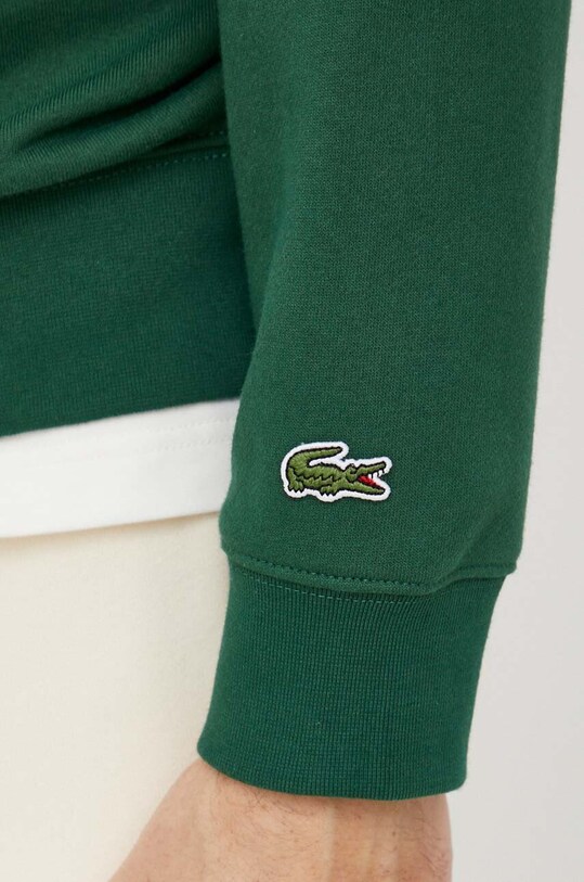 Lacoste hanorac de bumbac SH5643 verde