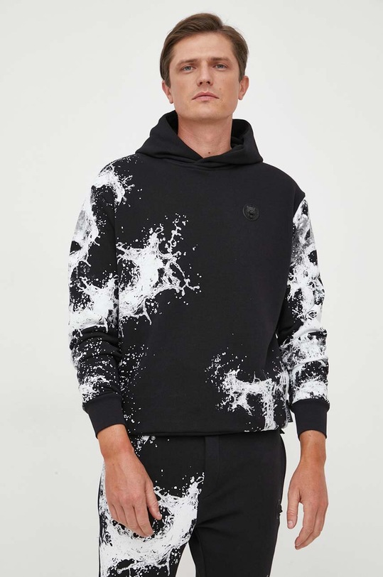 Кофта PLEIN SPORT з капюшоном чорний FACC.MJB3056.SJO001N