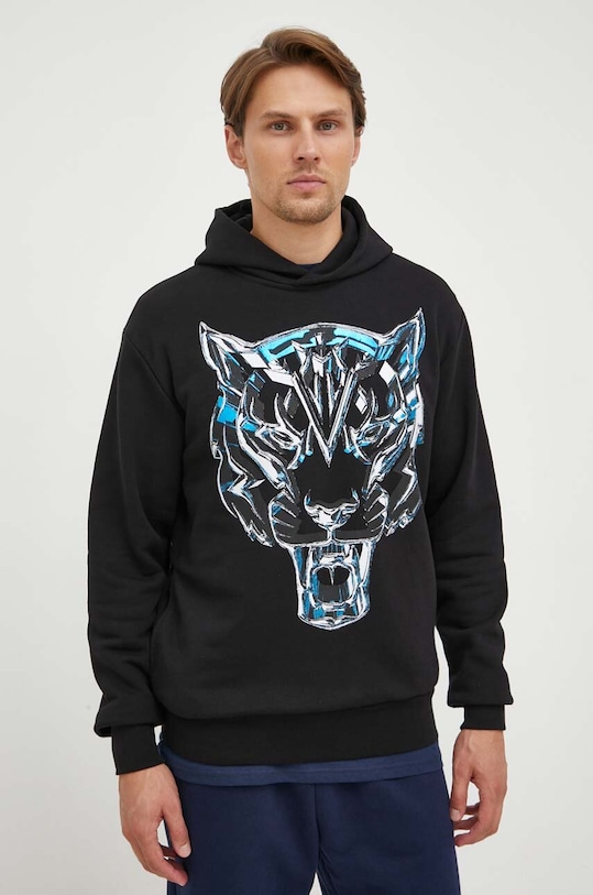 PLEIN SPORT bluza z kapturem czarny AACC.MJB3163.SJO001N