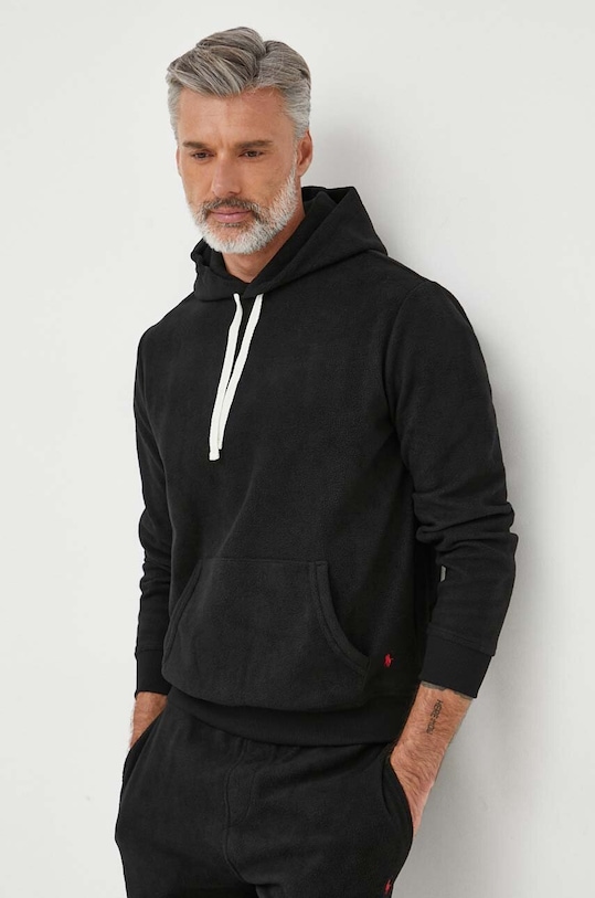 Кофта лаунж Polo Ralph Lauren с капюшоном чёрный 714915967