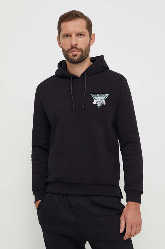 Guess bluza negru Z3BQ09.KBXX1