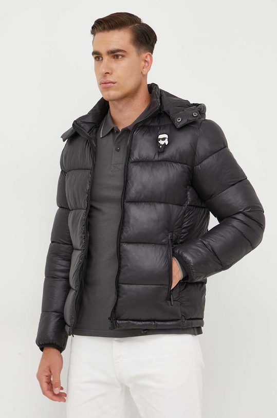Куртка Karl Lagerfeld з капюшоном чорний 534590.505022