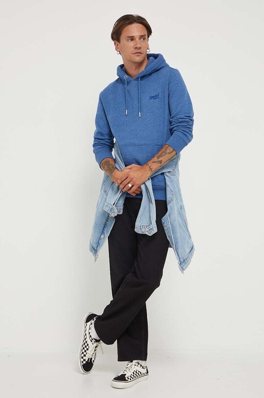 Superdry bluza M2013110A.9OV niebieski AW23
