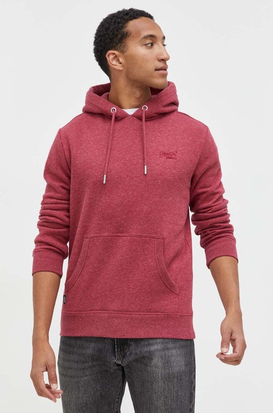 Mikina Superdry M2013110A.9OW červená AW23