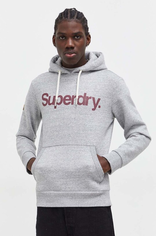 Dukserica Superdry s kapuljačom siva M2013135A.ZUC