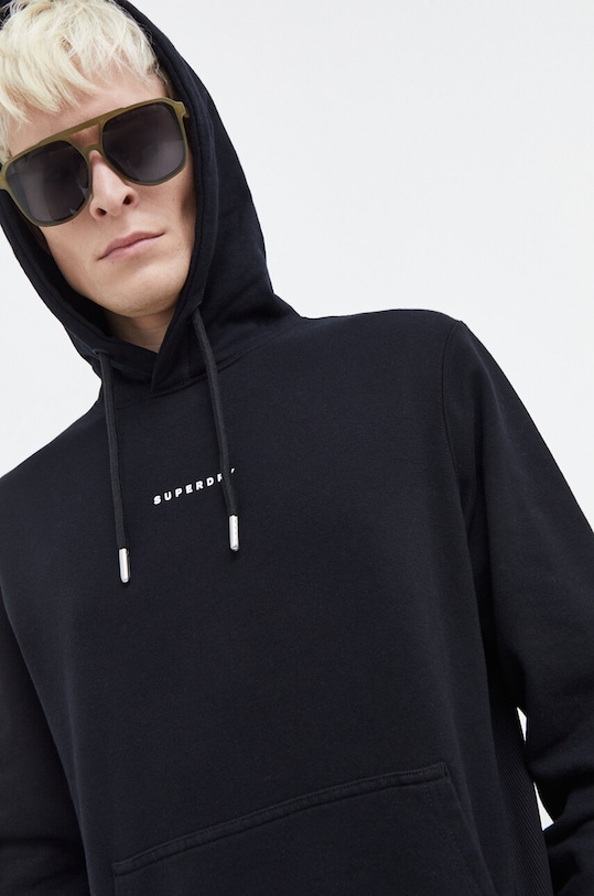 Bavlněná mikina Superdry černá M2013586A.02A