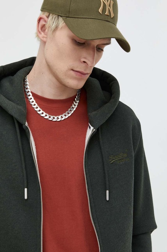 Суичър Superdry с качулка зелен M2013116A.24F