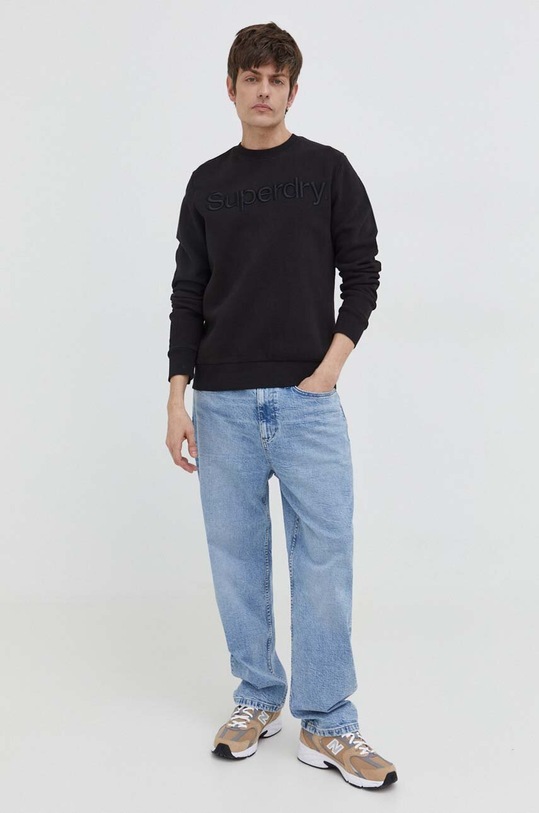 Μπλούζα Superdry M2013138A.02A μαύρο AW23
