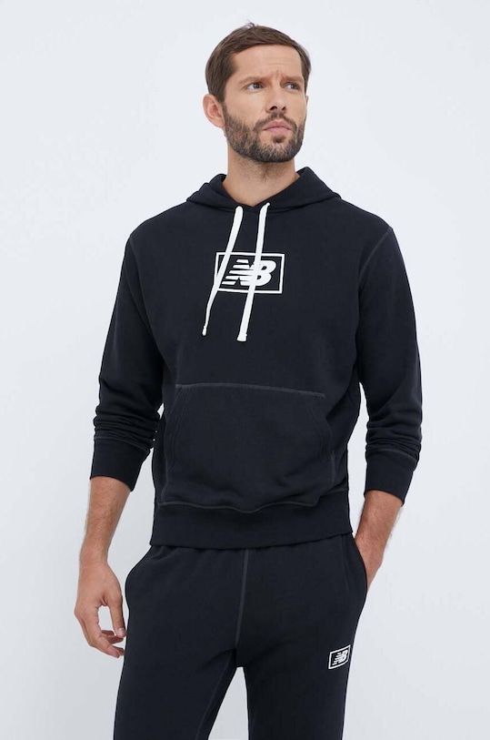 New Balance bluza czarny MT33508BK