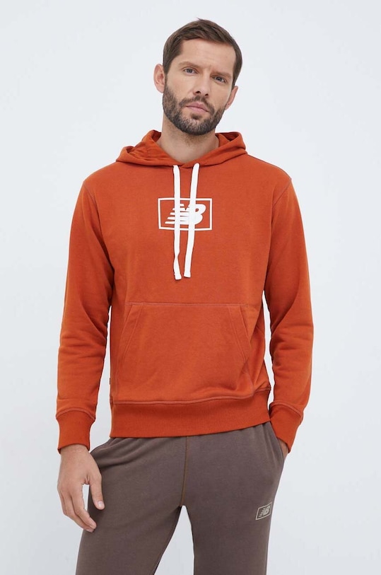 New Balance bluza print maro MT33508ROX