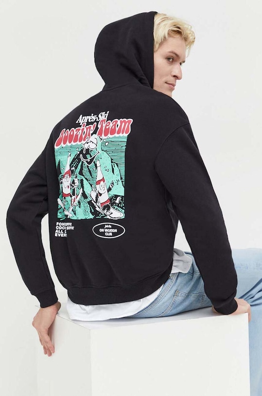 Кофта On Vacation з капюшоном чорний OVC.H53