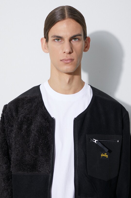 Mikina Stan Ray PATCHWORK FLEECE CARDIGAIN AW2319856 černá