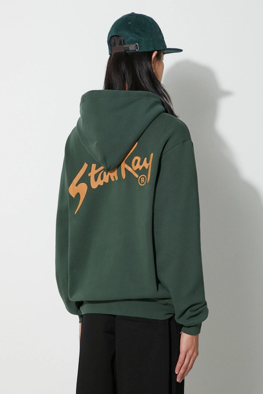 Stan Ray cotton sweatshirt STAN OG HOOD cotton green AW2314207