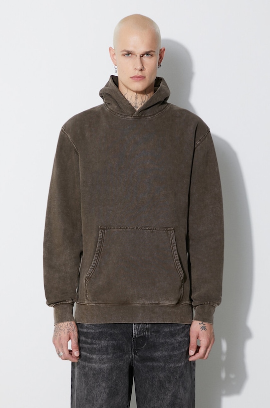 Bavlněná mikina Taikan Custom Hoodie s kapucí zelená TH0001.BRNA