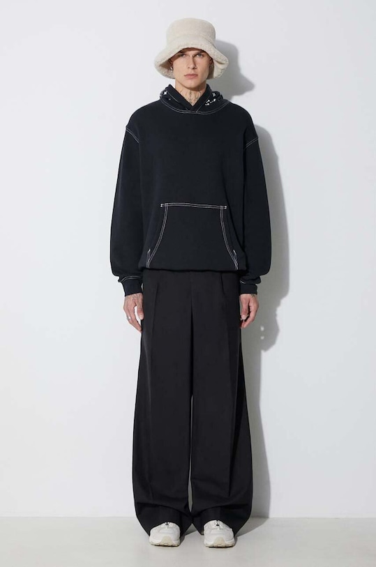 Taikan hanorac de bumbac Taikan By Stank Daddy Hoodie TH0007.BLKCST negru AW23