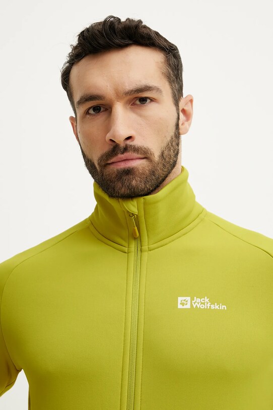 Спортивная кофта Jack Wolfskin Baiselberg зелёный 1711381