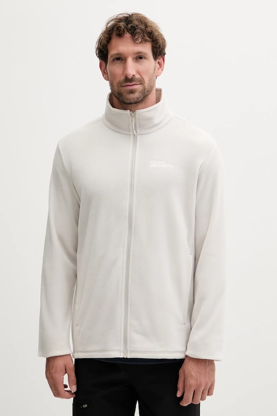 Jack Wolfskin bluza sportowa Taunus bez kaptura beżowy 1711451