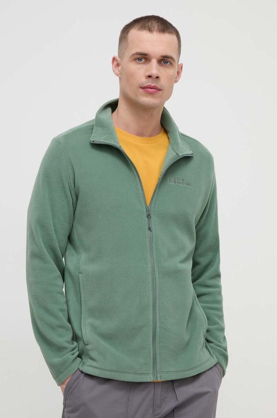 Jack Wolfskin hanorac Taunus uni verde 1711451