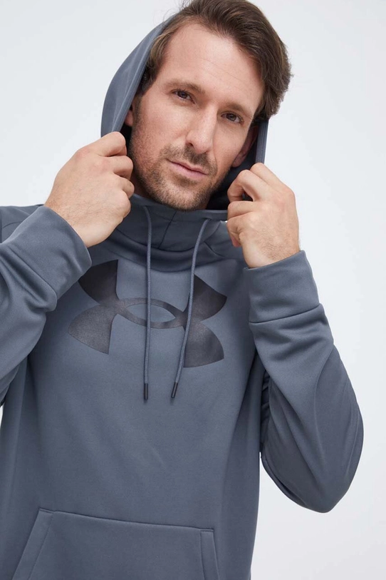 Tréningová mikina Under Armour s kapucňou sivá 1379743