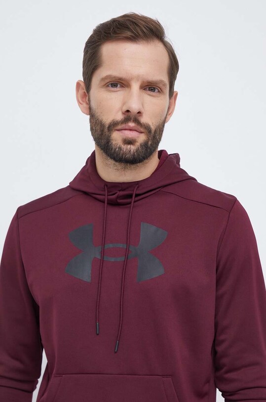 Tréninková mikina Under Armour burgundské 1379743