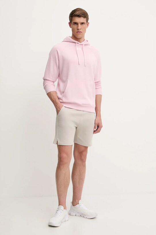 Mikina Under Armour Rival Fleece 1379757 růžová SS25