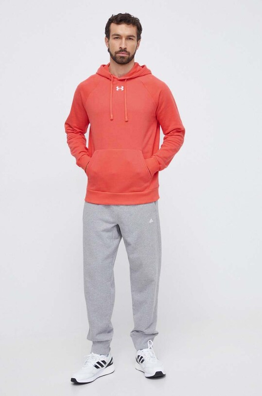 Under Armour felső Rival Fleece 1379757 narancssárga SS25