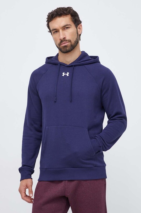 Under Armour felső Rival Fleece sötétkék 1379757