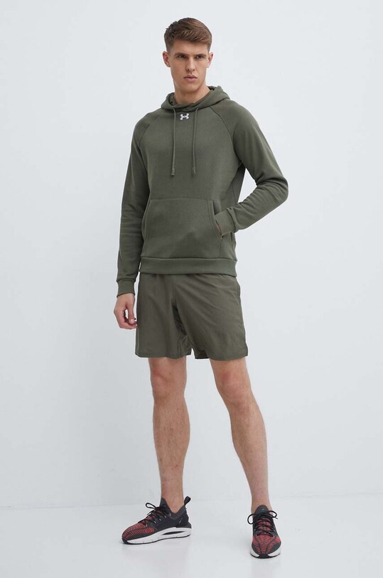 Under Armour felső Rival Fleece 1379757 zöld SS25