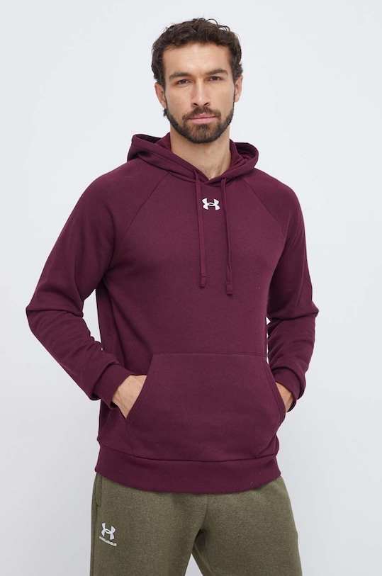 Dukserica Under Armour s kapuljačom bordo 1379757