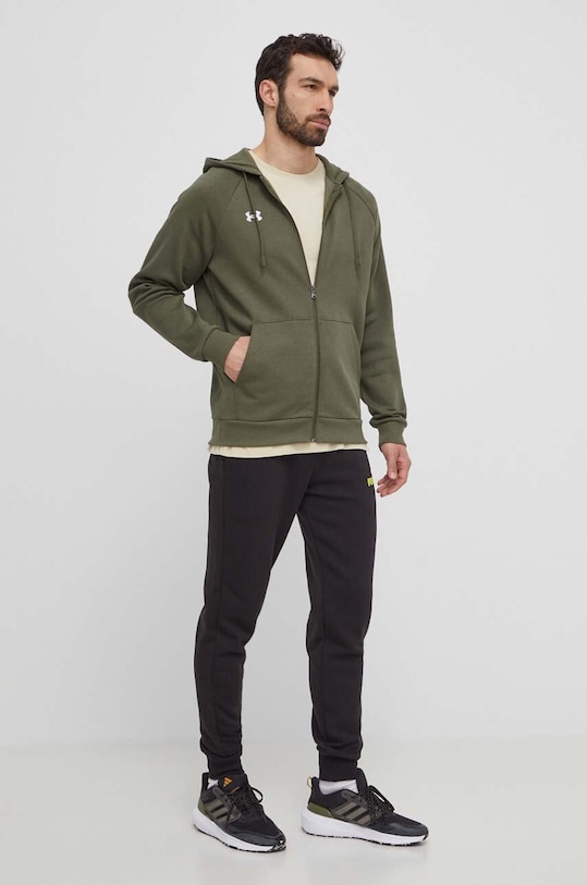 Μπλούζα Under Armour με κουκούλα πράσινο 1379767