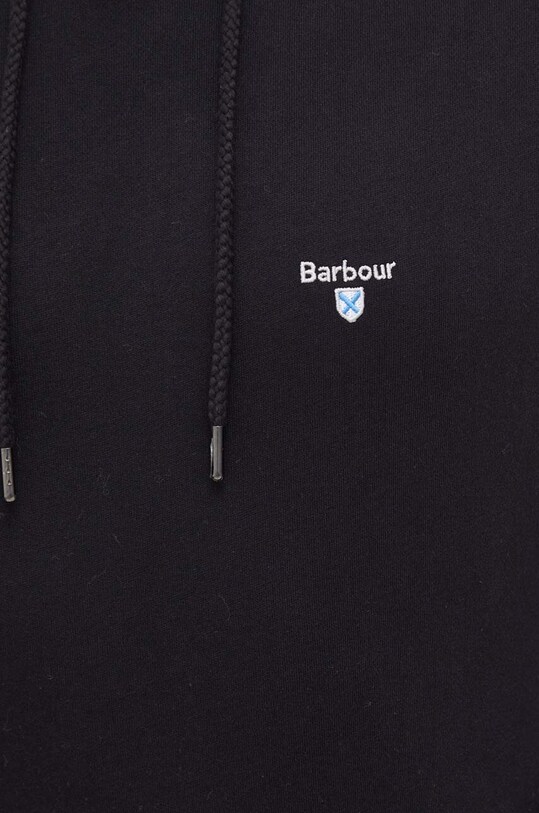 Pamučna dukserica Barbour MOL0472 crna