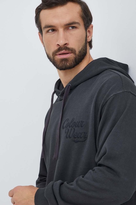 Βαμβακερή μπλούζα Colourwear γκρί 7010367