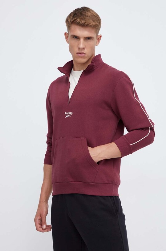 Кофта Reebok без капюшона бордо 100071163