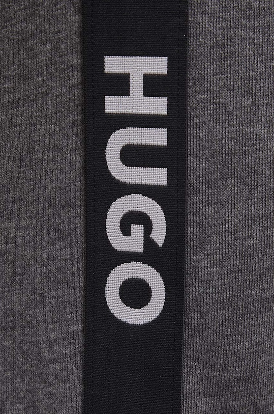 HUGO bluza bawełniana lounge szary 50496985