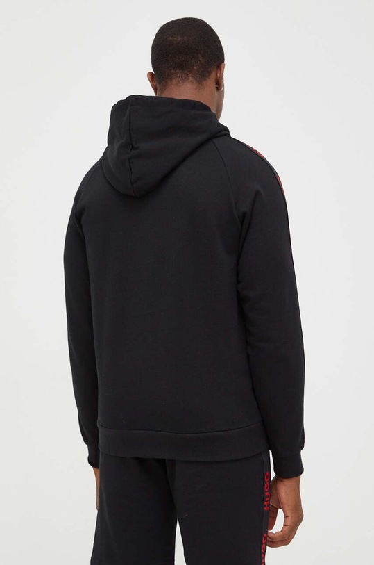 Ρούχα Βαμβακερό φούτερ HUGO 50497003 μαύρο