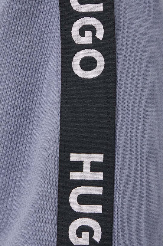 Хлопковая кофта лаунж HUGO 50504273 серый
