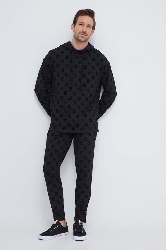 HUGO bluza lounge 50501592 czarny AW23