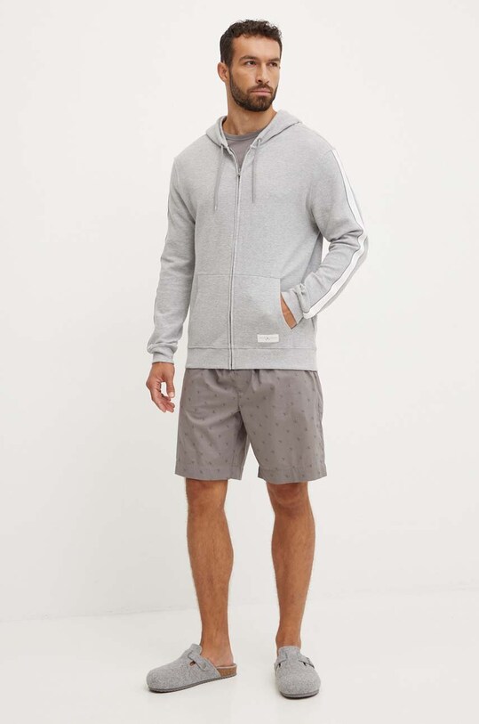 Хлопковая кофта лаунж Tommy Hilfiger UM0UM03011 серый AA00