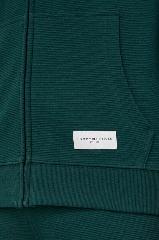 Tommy Hilfiger hanorac lounge din bumbac UM0UM03011 verde