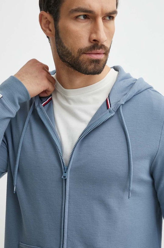 Bavlnená mikina Tommy Hilfiger modrá UM0UM03011
