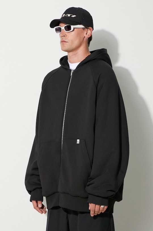 Obojstranná mikina 1017 ALYX 9SM AAMOU0428FA01 čierna