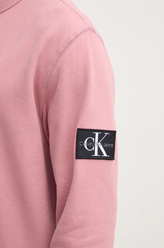 Хлопковая кофта Calvin Klein Jeans J30J323426 розовый