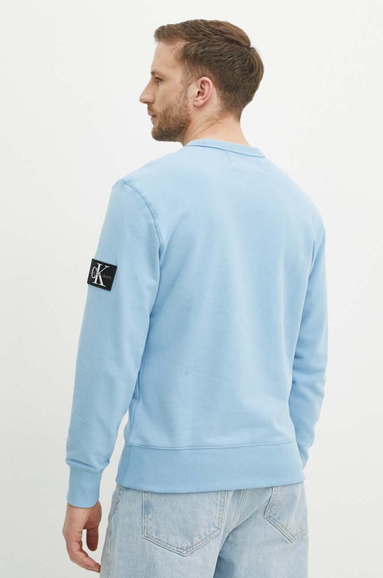 Oblečenie Bavlnená mikina Calvin Klein Jeans J30J323426 modrá