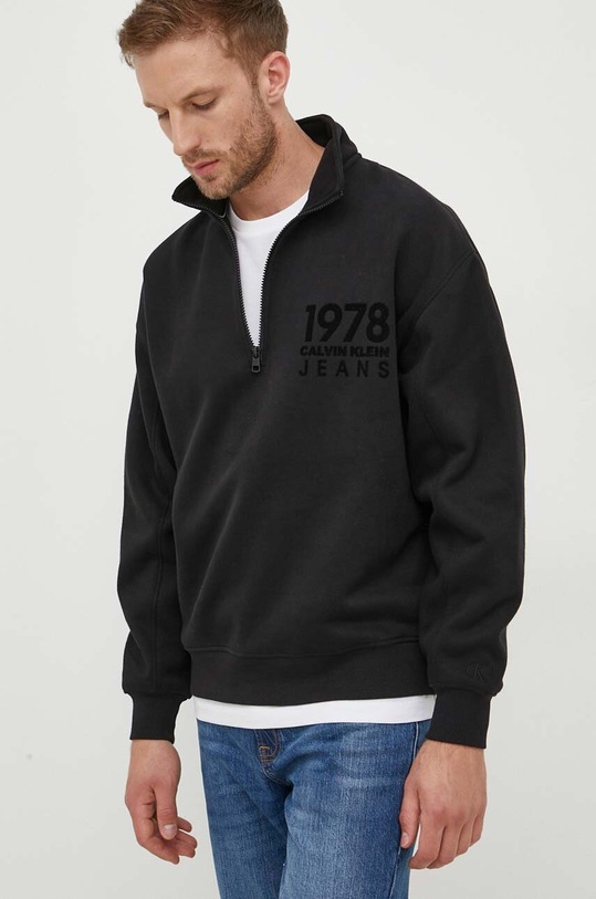 Calvin Klein Jeans bluza pozostałe czarny J30J324100
