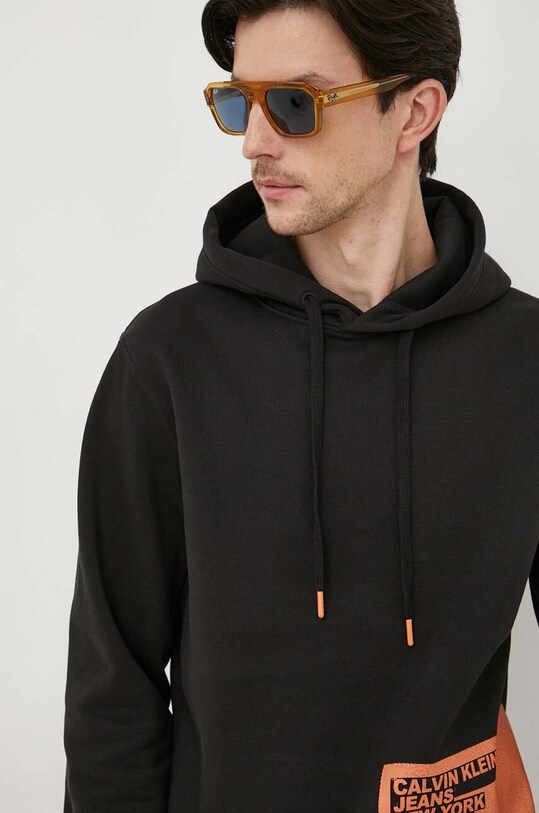 Pulover Calvin Klein Jeans črna J30J324102